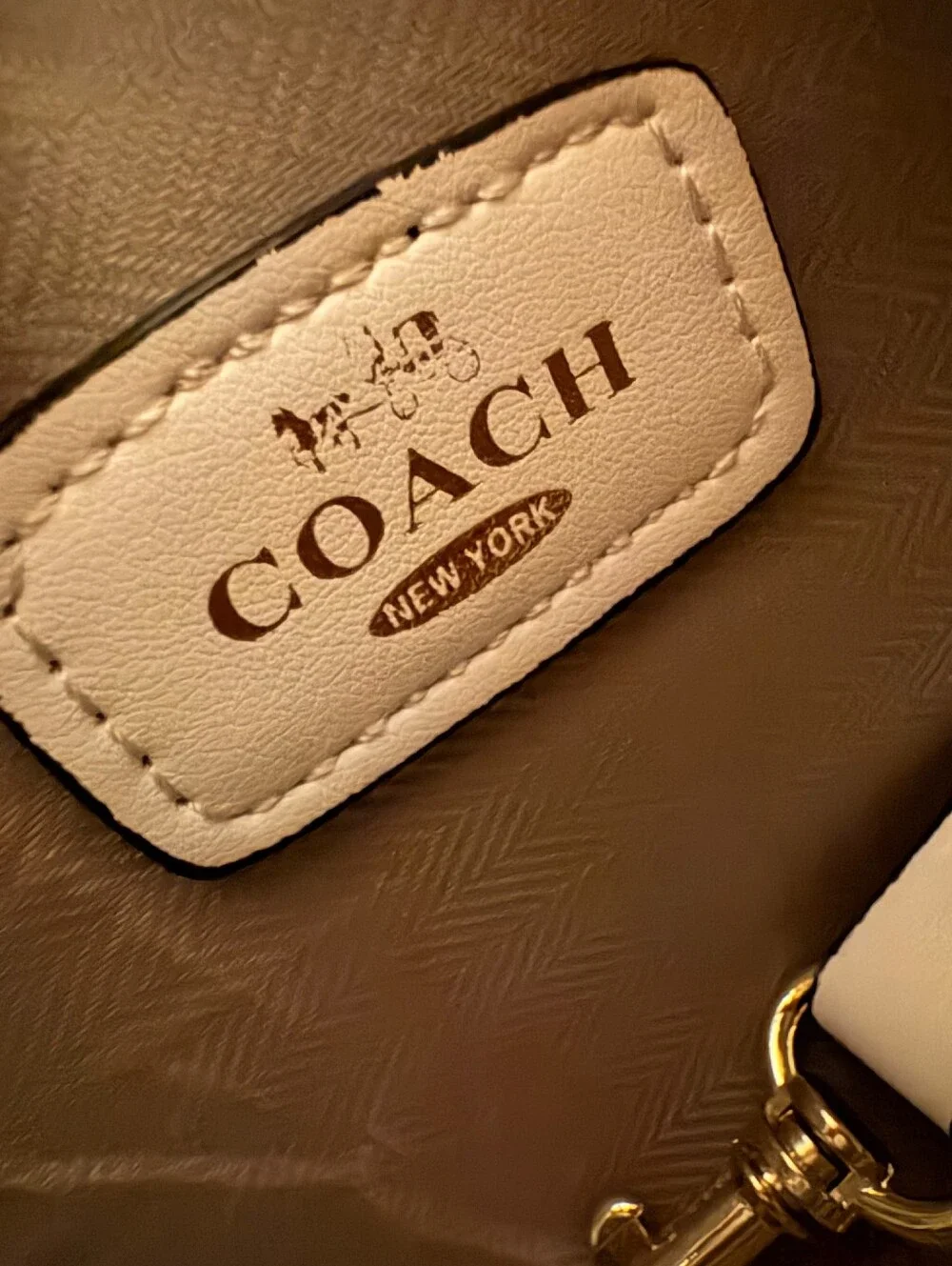 COACH Gold-Tone Zip Pull Accessory - Gold